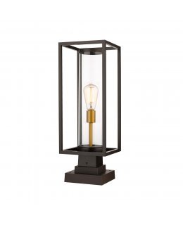Z-Lite 584PHMS-SQPM-DBZ Dunbroch Outdoor Pier Light
